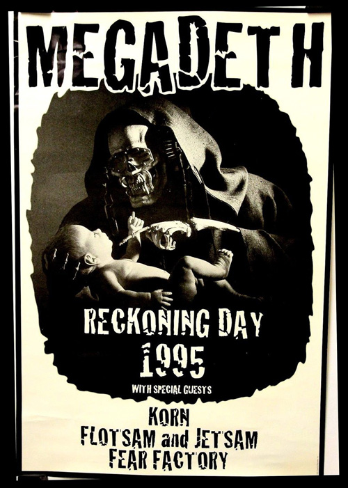 megadeth 1995 tour dates